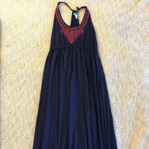 Maternity maxi-dress